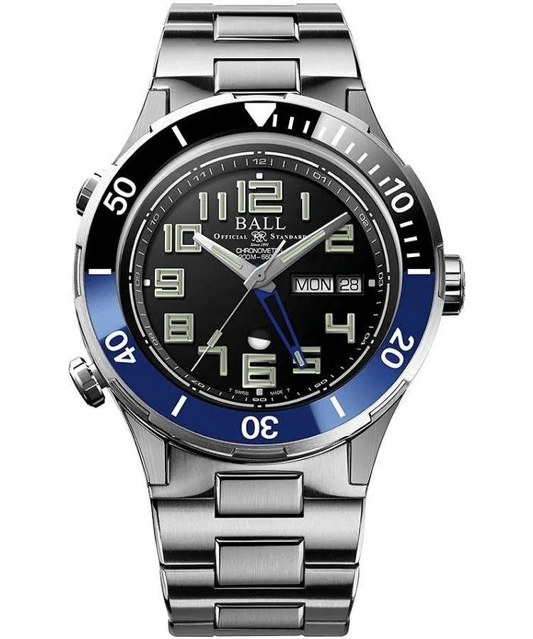 Ceas barbatesc Ball Roadmaster Vanguard II Automatic Titanium Chronograph Limited Edition DG3036B-S3C-BK
