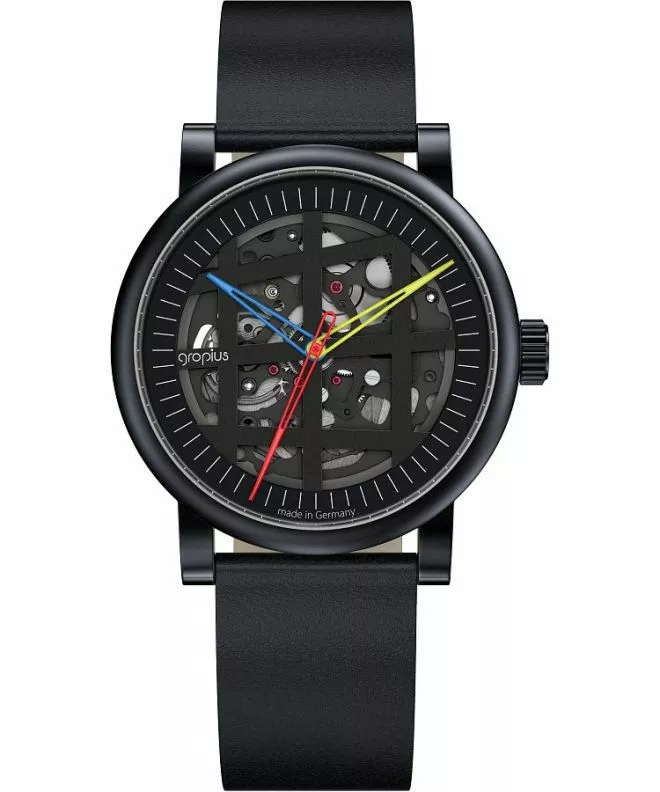Ceas barbatesc Bauhaus Walter Gropius Atrium Automatic Skeleton WG.A801-03