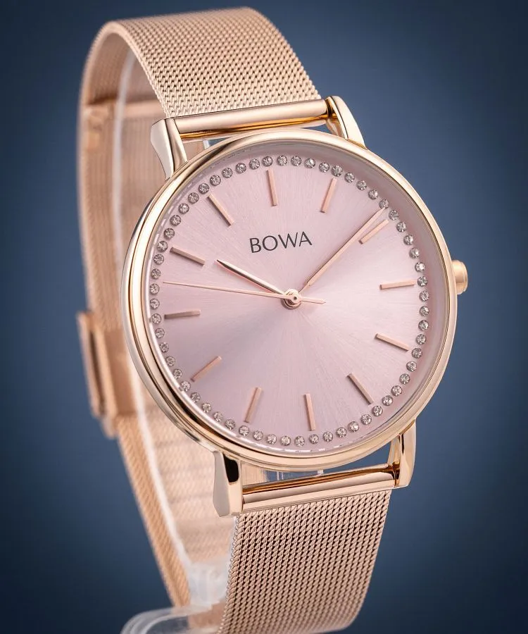 Ceas dama BOWA Rio Full Rose Gold Mesh 38 RI387-77-187M