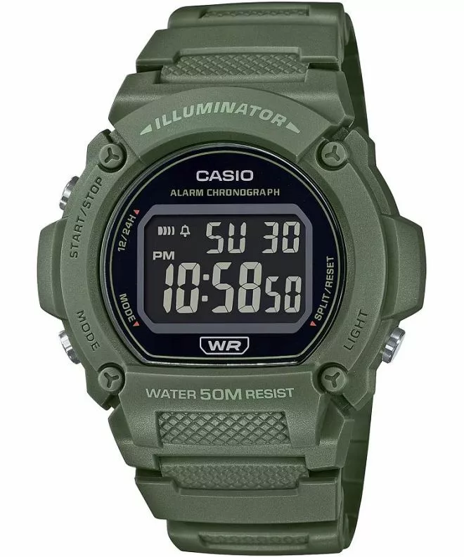 Ceas unisex Casio Digital W-219HC-3BVEF