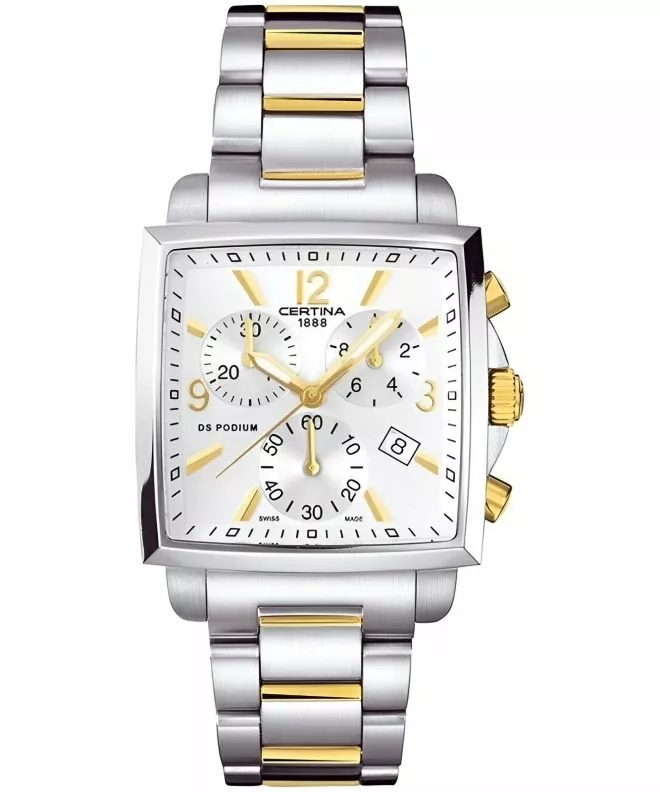 Ceas dama Certina DS Podium Lady Square Chronograph C001.317.22.037.00 (C0013172203700)