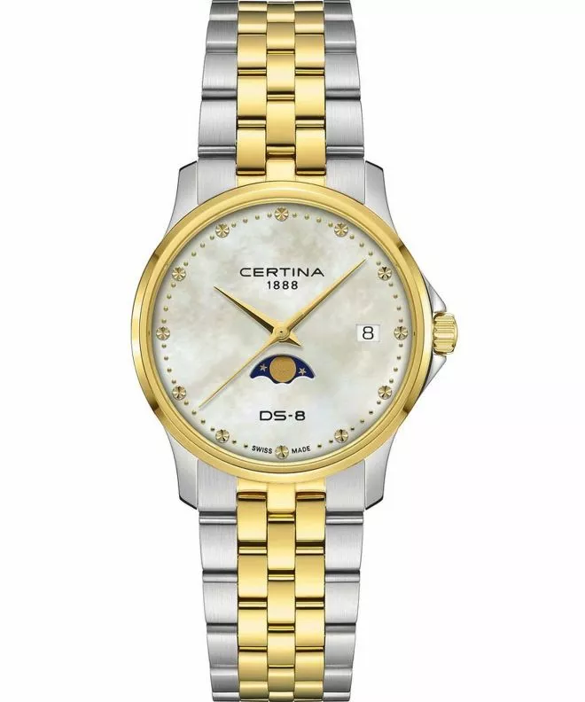 Ceas dama Certina DS-8 Moonphase Lady C045.223.22.111.00 (C0452232211100)