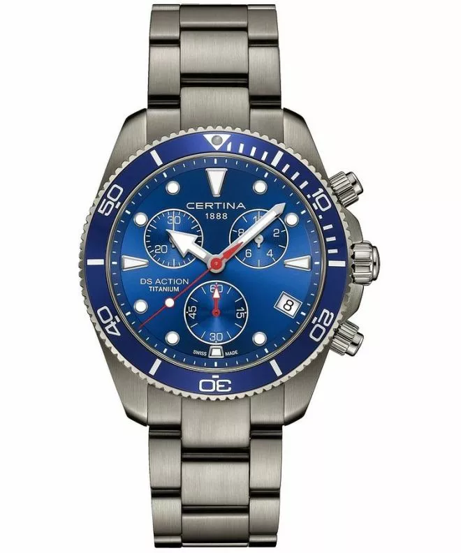 Ceas barbatesc Certina DS Action Titanium Chronograph C048.417.44.041.00 (C0484174404100)