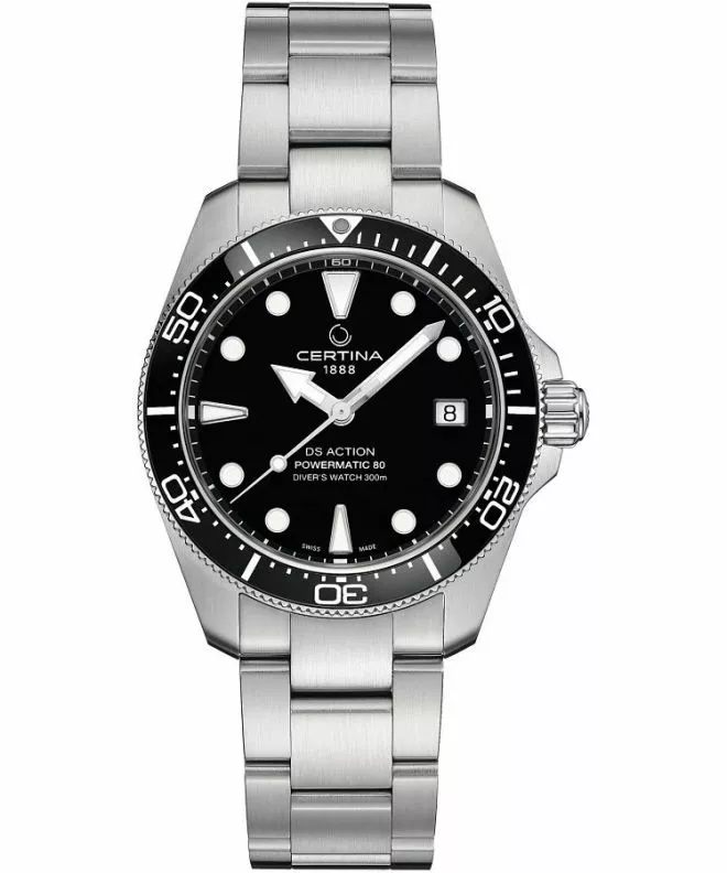 Ceas barbatesc Certina DS Action Diver 38 mm Powermatic 80 Automatic C048.807.11.051.00 (C0488071105100)