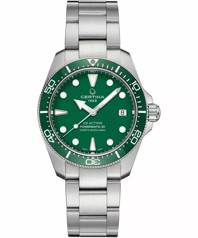 Ceas barbatesc Certina DS Action Diver 38 mm Powermatic 80 Automatic C048.807.11.091.00 (C0488071109100)