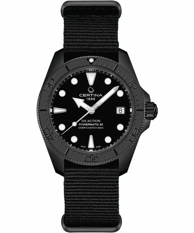 Ceas barbatesc Certina DS Action Diver 38 mm Powermatic 80 Automatic C048.807.38.051.00 (C0488073805100)