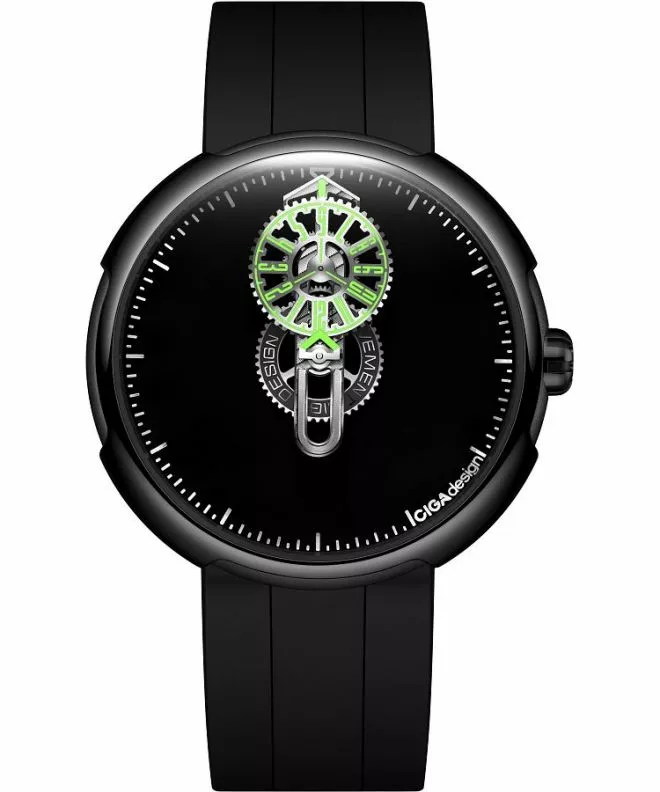 Ceas barbatesc Ciga Design Time Cipher Automatic Skeleton T021-SIGR-6B