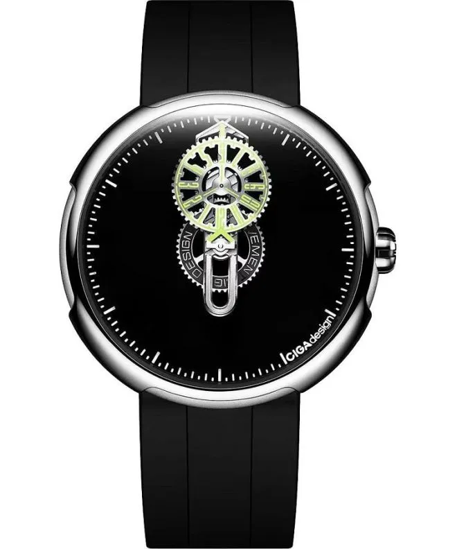 Ceas barbatesc Ciga Design Time Cipher Automatic Skeleton T021-SISI-6B