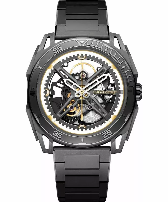 Ceas barbatesc Ciga Design Falcon Automatic Skeleton Z039-GG01-1G