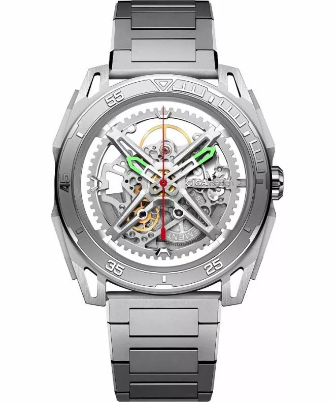 Ceas barbatesc Ciga Design Falcon Automatic Skeleton Z039-SS01-1S