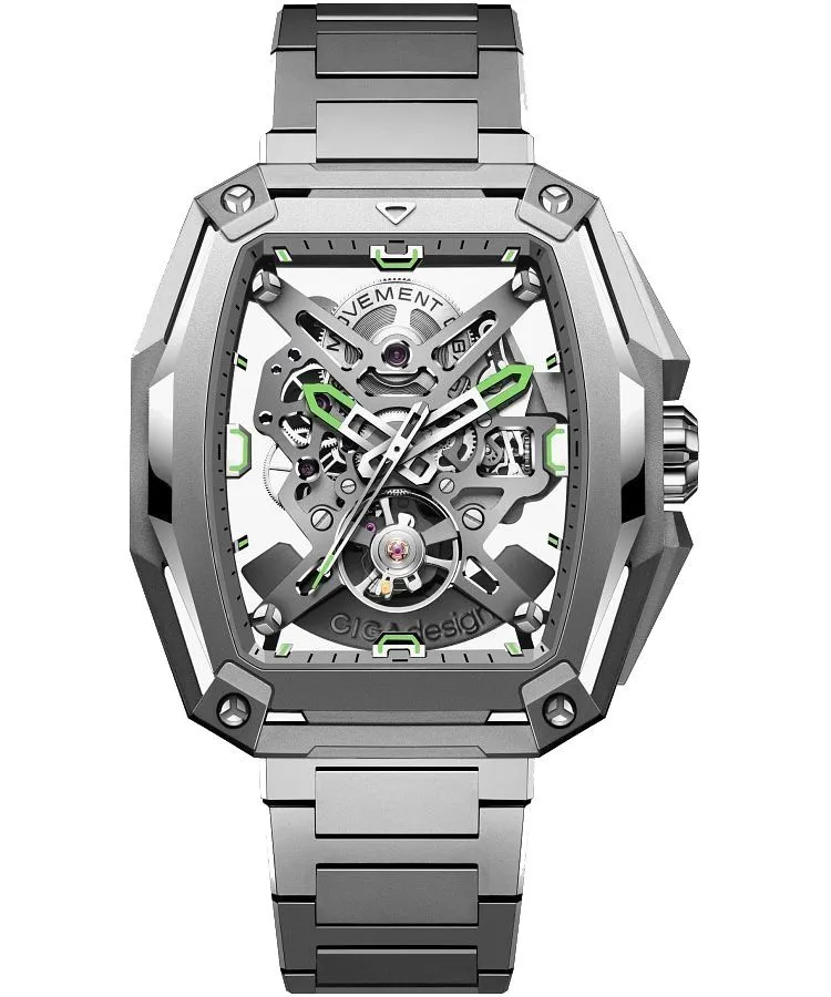 Ceas barbatesc Ciga Design Hunter Z Series Automatic Skeleton Z041-TT01-1T