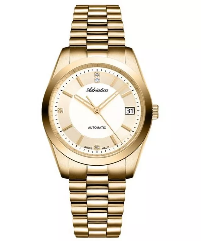 Ceas dama Adriatica Classic Automatic Diamonds A3802.1111AD