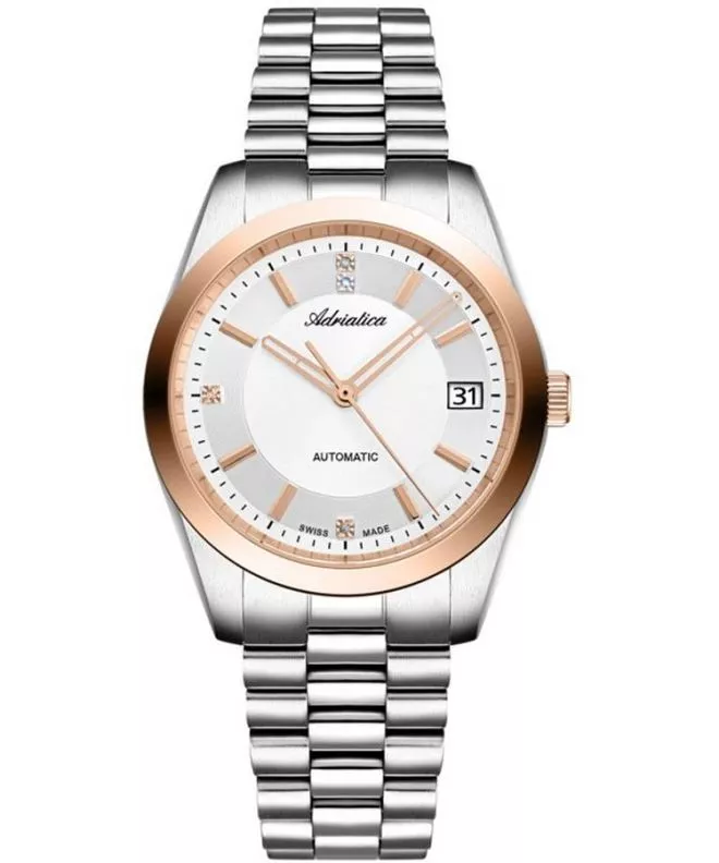 Ceas dama Adriatica Classic Automatic Diamonds A3802.R113AD