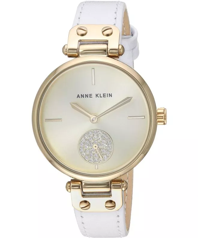 Ceas Dama Anne Klein Crystal Accented AK/3380CHWT