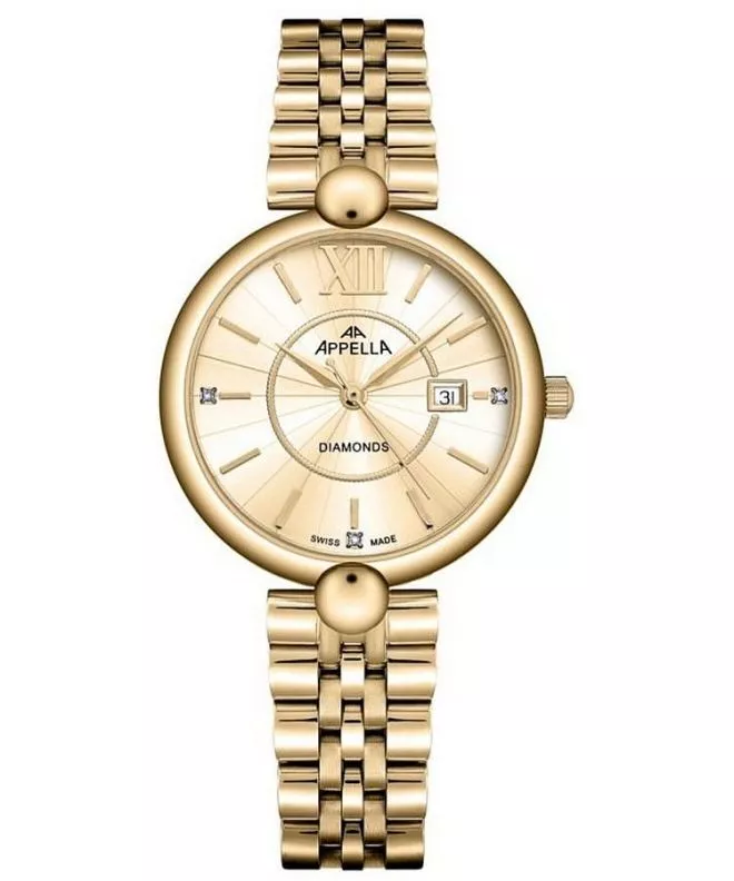 Ceas dama Appella Classic Diamonds L50011.1161DQ