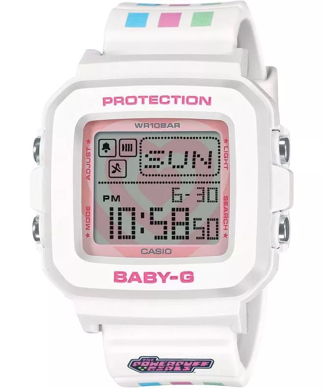 Ceas dama Casio Baby-G Classic PLUS x THE POWERPUFF GIRLS Gift Set BGD-10KPP-7ER