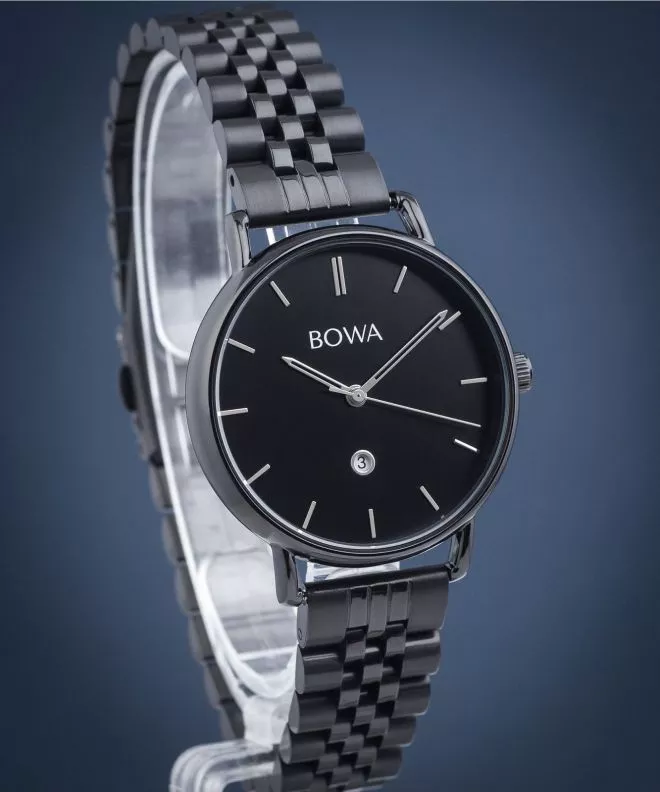 Ceas dama BOWA Milan Black-Silver Tone Steel 34 MI341-15-161S