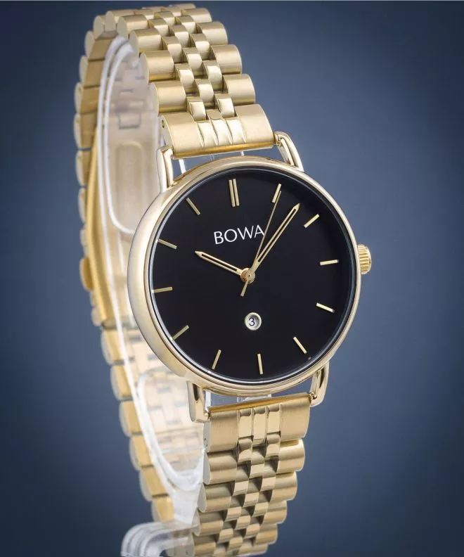 Ceas dama BOWA Milan Black Gold Steel 34 MI344-14-164S