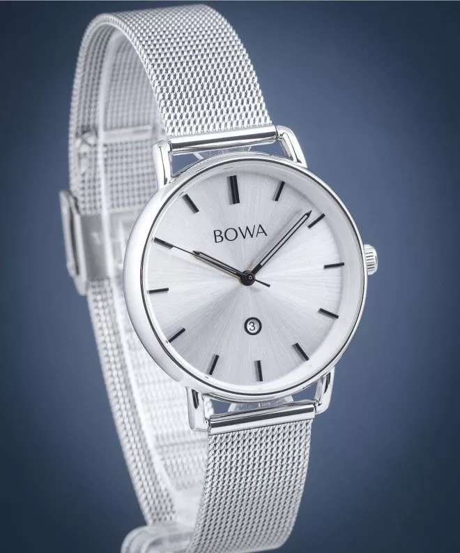 Ceas dama BOWA Milan Silver-Black Tone Mesh 34 MI345-51-165M