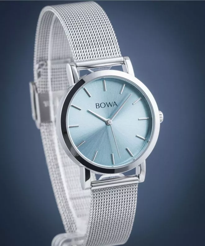 Ceas dama BOWA Tokyo Ice-Blue Silver Mesh 33 TO335-95-165M