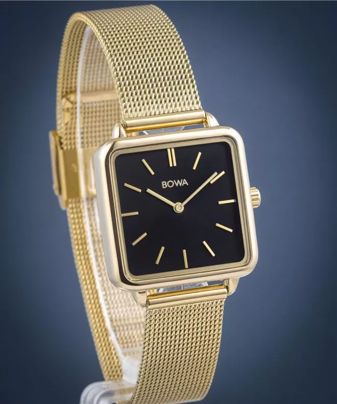 Ceas dama BOWA Vienna Black Gold Mesh 29 VI294-14-164M