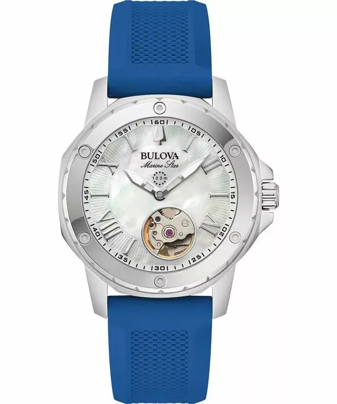 Ceas dama Bulova Marine Star Open Heart Automatic 96L324