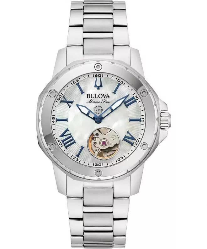Ceas dama Bulova Marine Star Open Heart Automatic 96L326