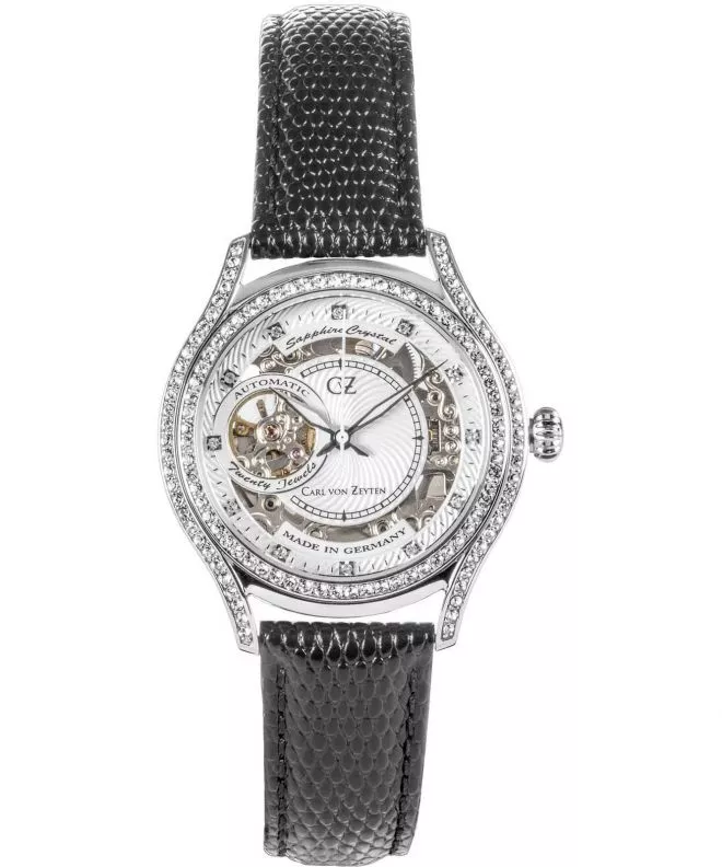 Ceas dama Carl von Zeyten Hornberg Skeleton Automatic CVZ0069WHS