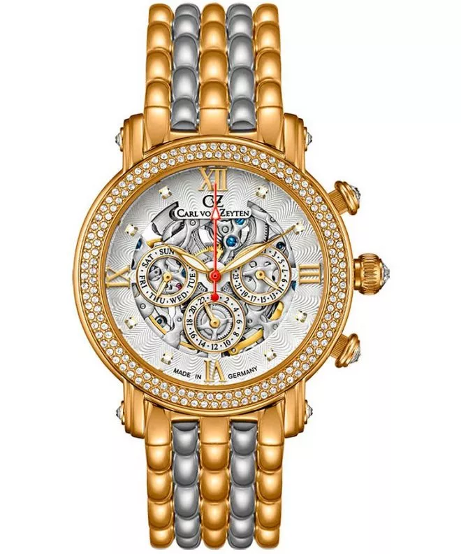 Ceas dama Carl von Zeyten Kniebis Skeleton Automatic CVZ0062RWBS