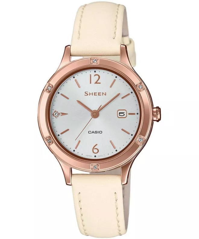 Ceas Dama Casio Sheen Slim Case Sapphire SHE-4533PGL-7AUER