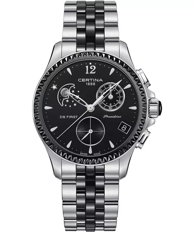 Ceas dama Certina DS First Lady Chronograph Moon Phase C030.250.11.056.00 (C0302501105600)