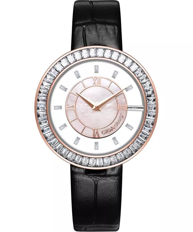Ceas dama Ciga Design D Series SPARKLE D022-REWH-1BK