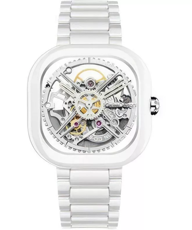 Ceas dama Ciga Design X Series Ceramic Skeleton C012-WG01-W7W (C012-WG01-7W)