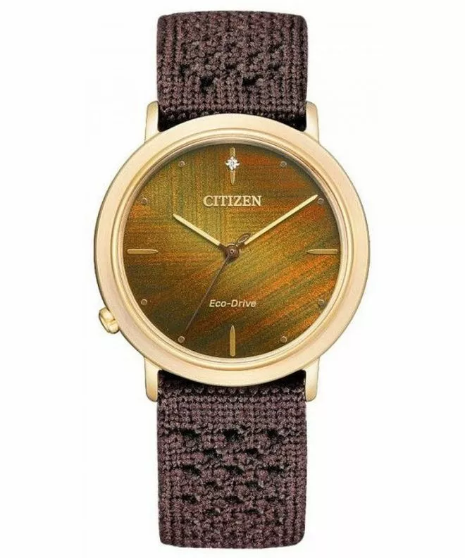 Ceas dama Citizen Sapphire Diamonds Solar Gift Set EM1003-48X
