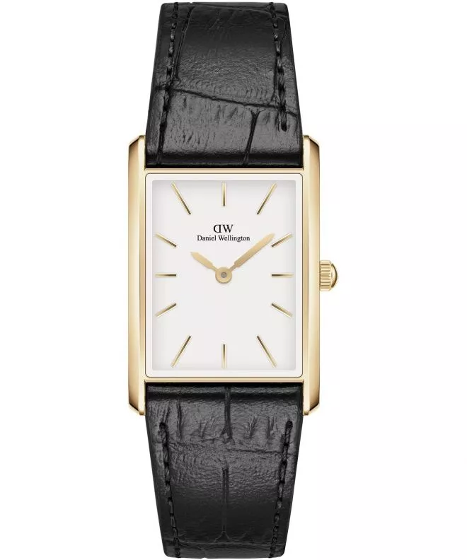 Ceas dama Daniel Wellington Bound Black Crocodile Gold 22 DW00100740