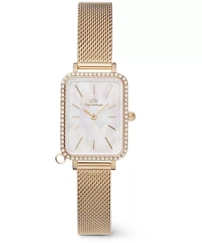 Ceas dama Daniel Wellington Quadro Crystal Zodiac Evergold 20 DW00100749
