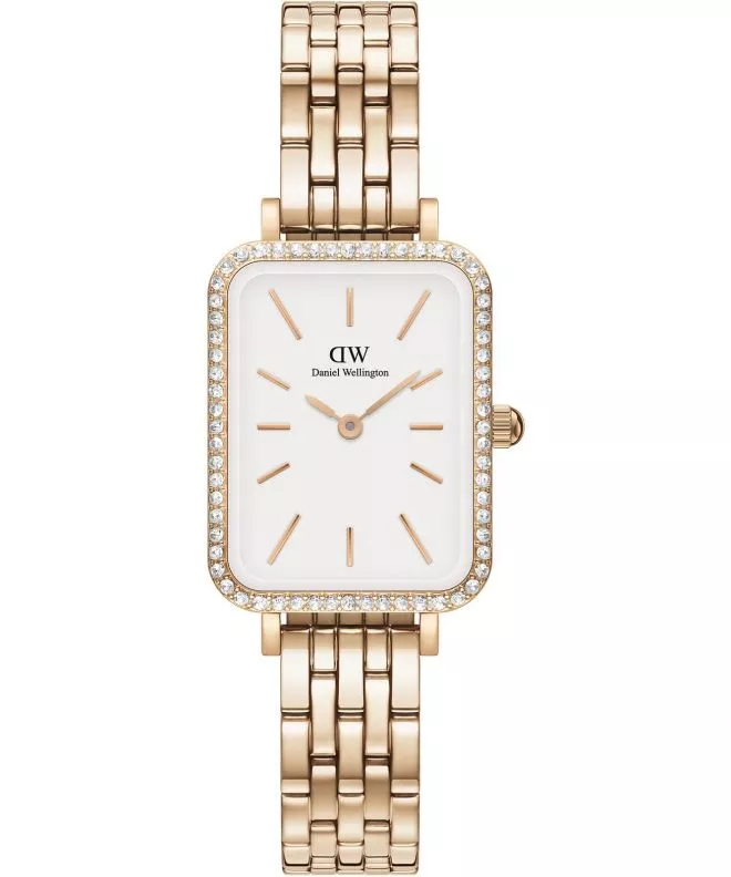 Ceas dama Daniel Wellington Quadro Lumine Bezel 5-Link Melrose 40 DW00100672