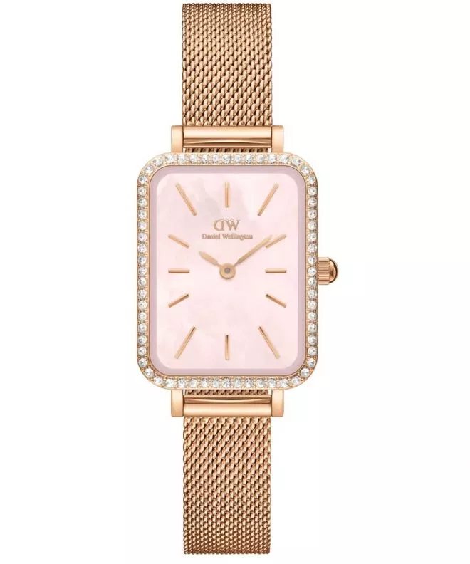Ceas dama Daniel Wellington Quadro Lumine Bezel Melrose Pink 40 DW00100669