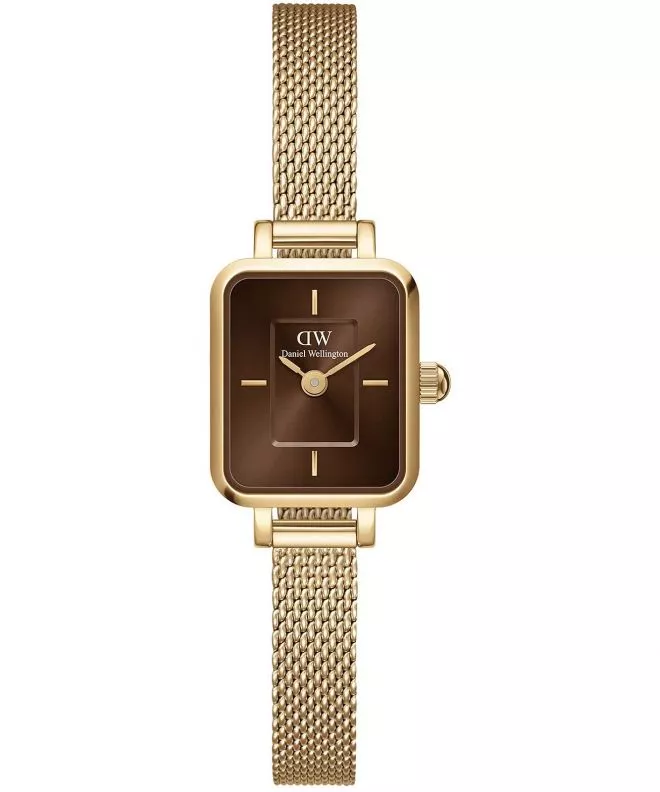 Ceas dama Daniel Wellington Quadro Mini Evergold Amber 15 DW00100654