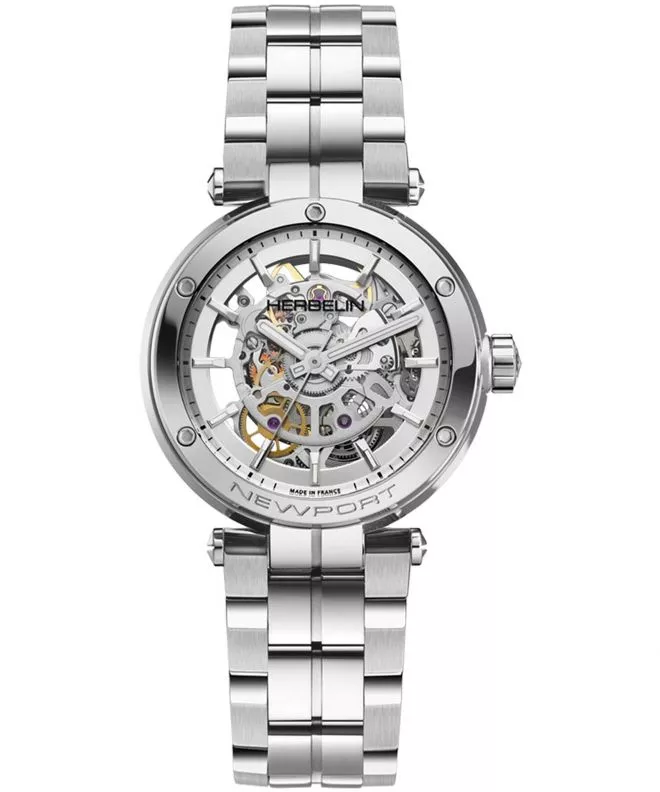 Ceas dama Herbelin Newport Skeleton Automatic 1658BSQ12