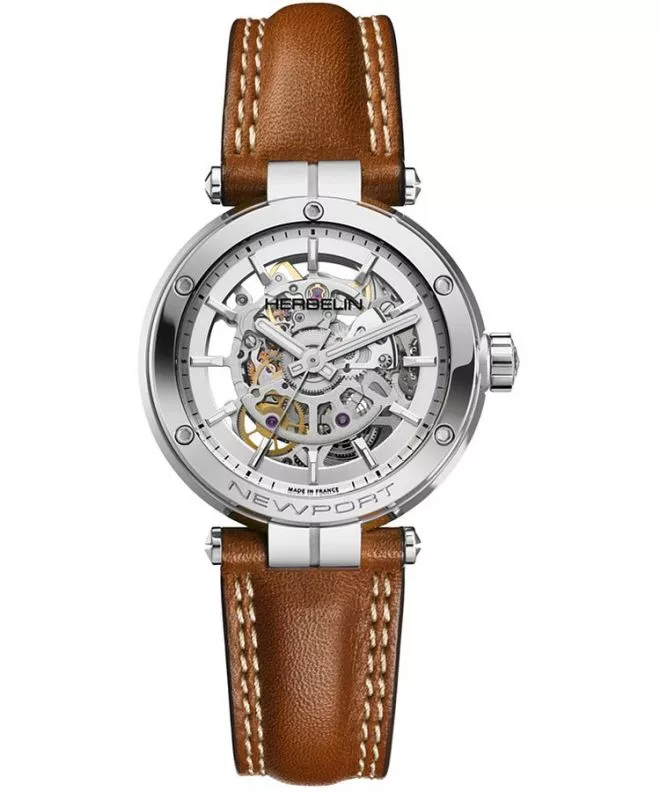 Ceas dama Herbelin Newport Skeleton Automatic 1658SQ12GD