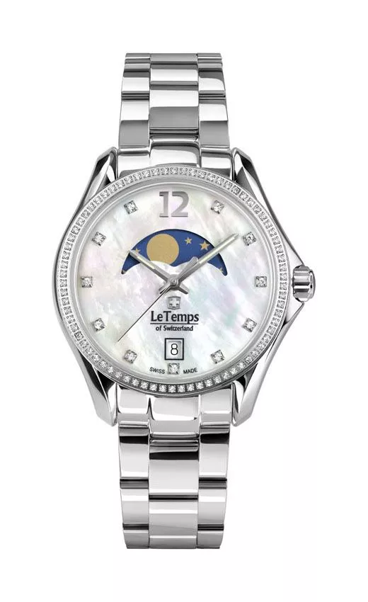 Ceas dama Le Temps Sport Elegance Moon Phase LT1030.16BS01