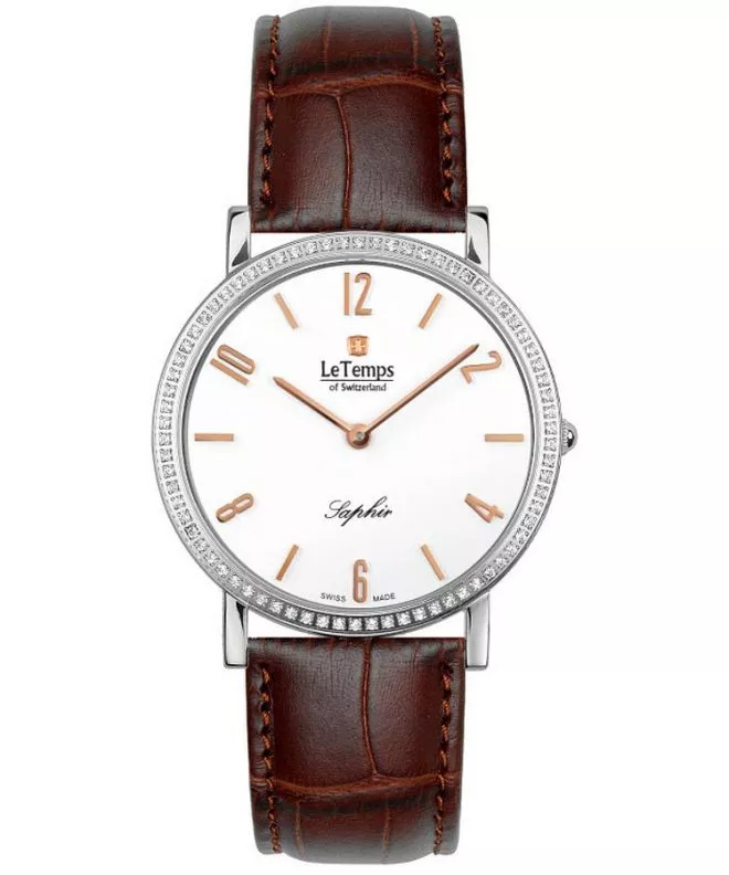 Ceas dama Le Temps Zafira Slim Swarovski LT1086.41BL02