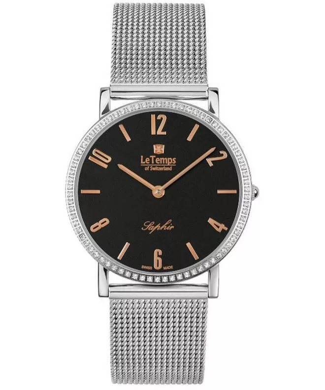Ceas dama Le Temps Zafira Slim Swarovski LT1086.42BS01