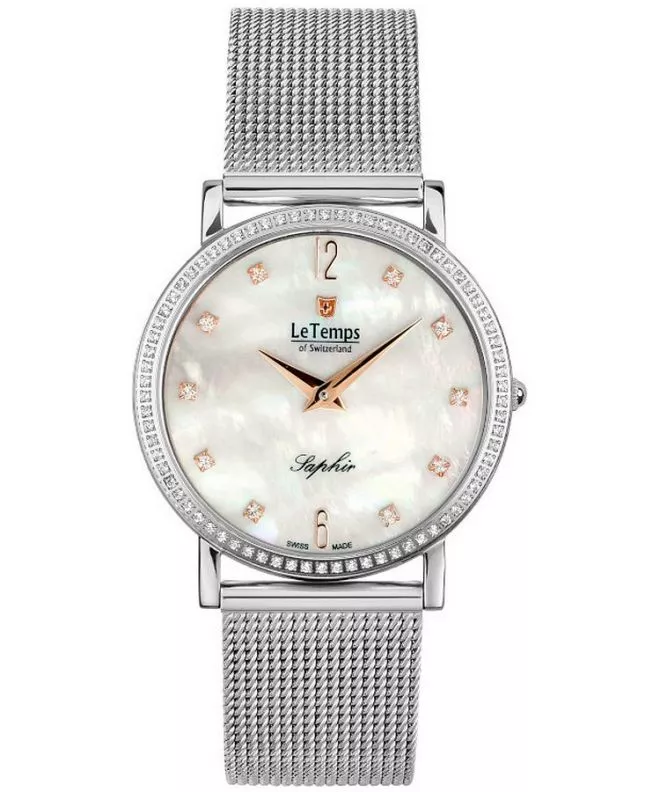 Ceas dama Le Temps Zafira Slim Swarovski LT1086.45BS01