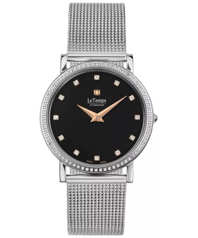 Ceas dama Le Temps Zafira Slim Swarovski LT1086.46BS01
