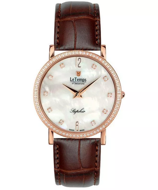 Ceas dama Le Temps Zafira Slim Swarovski LT1086.55BL52