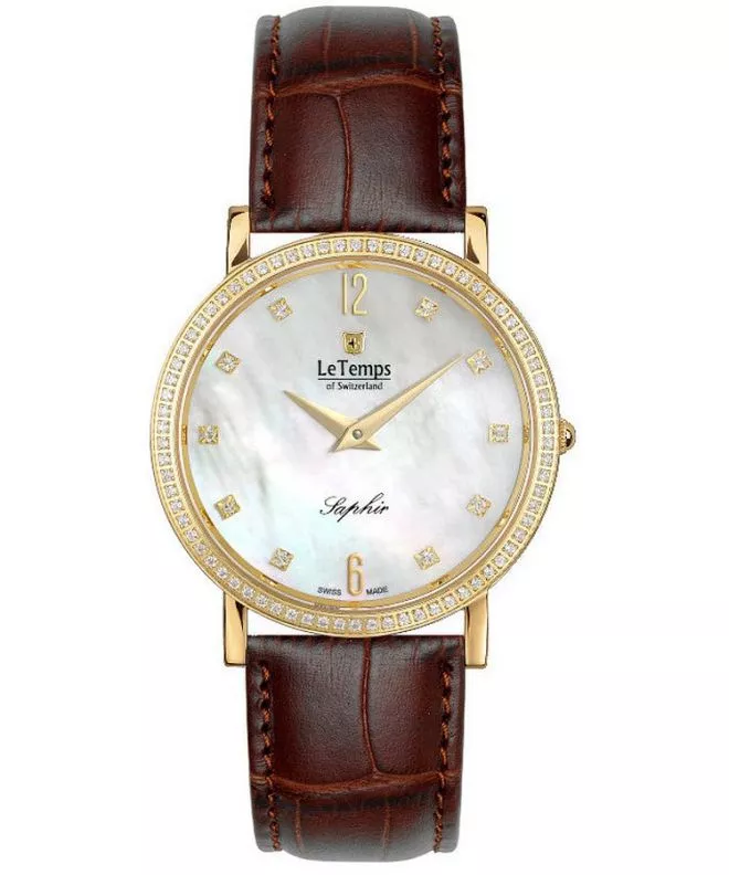 Ceas dama Le Temps Zafira Slim Swarovski LT1086.65BL62