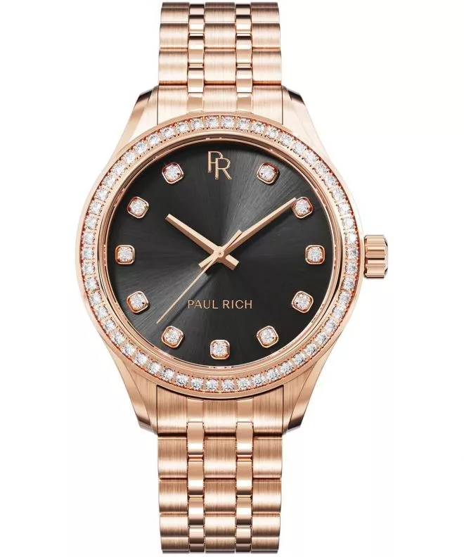 Ceas dama Paul Rich Crystelle Rose Gold Black 717931446271