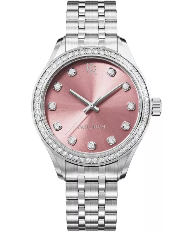 Ceas dama Paul Rich Crystelle Silver Pink 717931446257